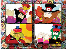 YELLOW SUBMARINE - PEPPERLAND CANVAS ART