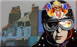 YELLOW SUBMARINE CANVAS ART - HELMET MAN