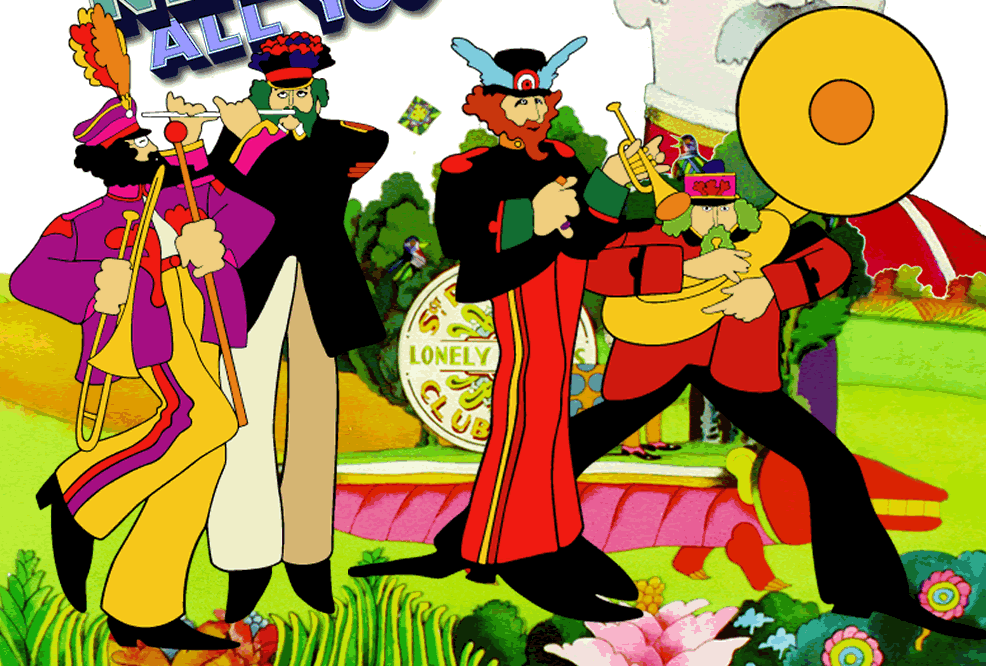 DETAILS: SGT PEPPERS LONELY HEARTS CLUB BAND ANIMATION CELS